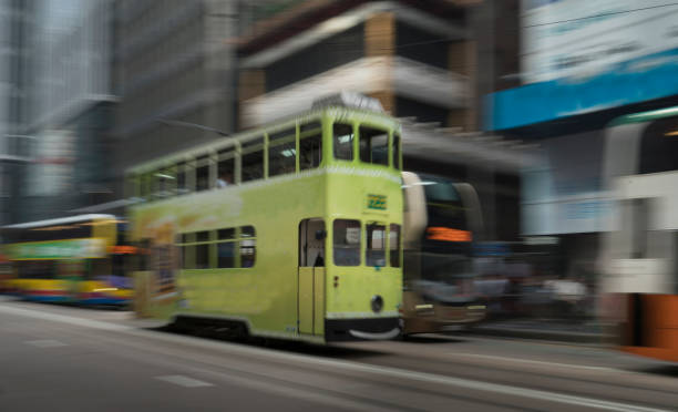 istock Traditional tram in Hong Kong 1088067150