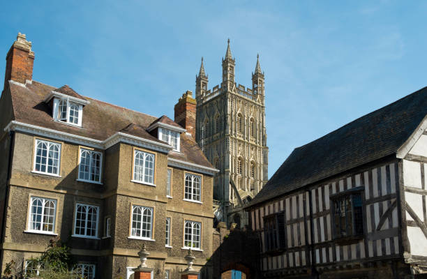 istock Architectural detail in the vicinity of Gloucester cathedral 1088070580
