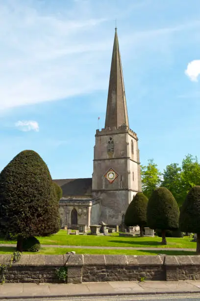 Photo of The historic 'wool church' at Painswick in the Cotswolds