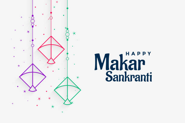 decorative kites background for makar sankranti decorative kites background for makar sankranti happy pongal pics stock illustrations