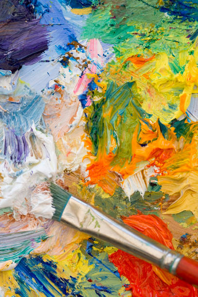 istock Artists oil paints and brush 1088081836