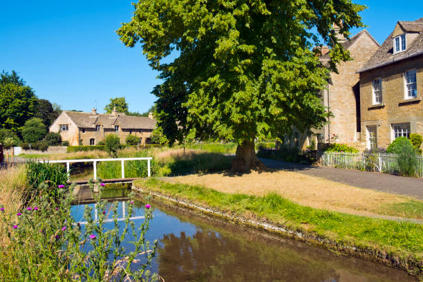 istock Idyllic Lower Slaughter village, Gloucestershire, UK 1088084042