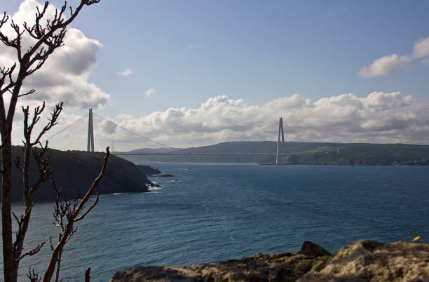 istock Yavuz Sultan Selim Bridge from Anadolu feneri 1088085820