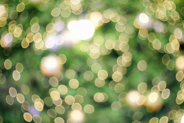 istock Yellow light and green bokeh nature background. 1088091970