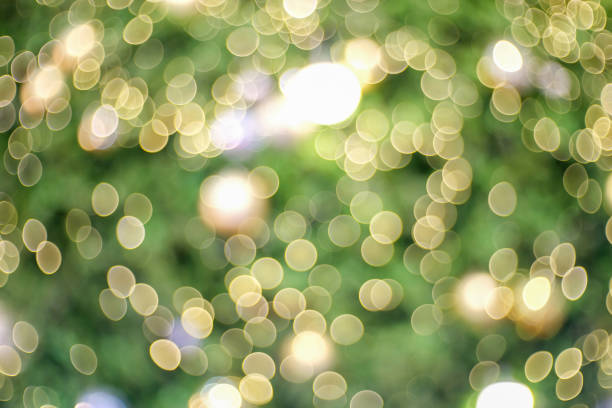 istock Yellow light and green bokeh nature background. 1088094640