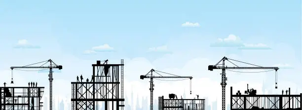 Vector illustration of Scaffolding