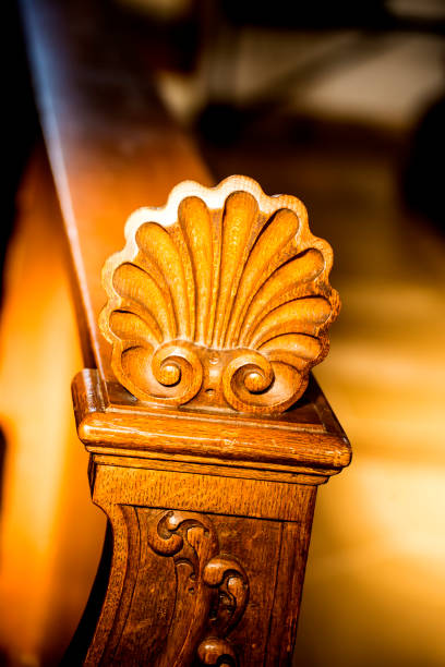 istock Scallop at a bench in a church 1088105168