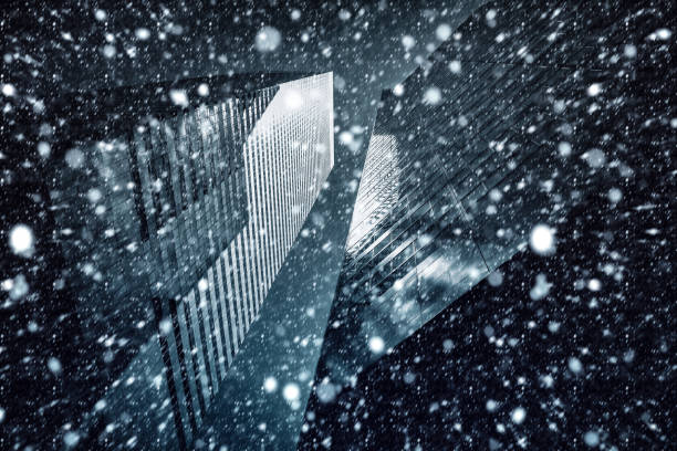 istock Winter Manhattan in the snowfall 1088105334