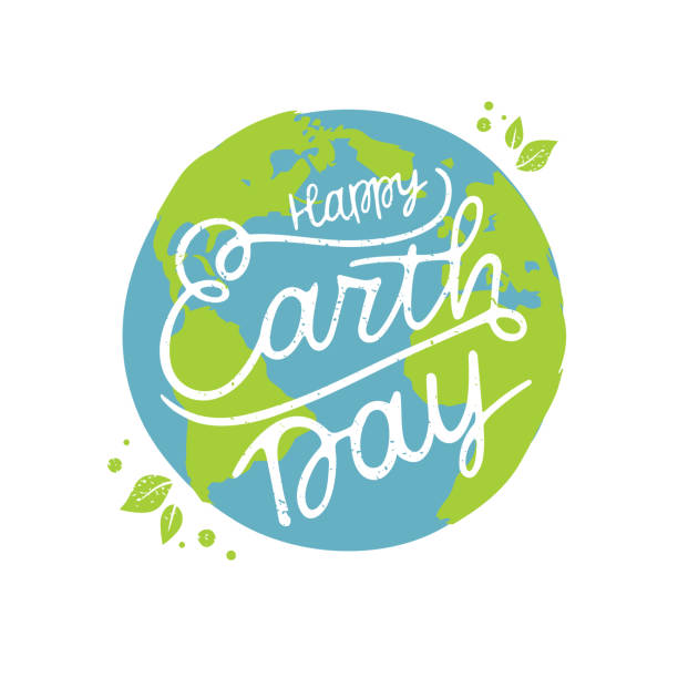 ilustracja wektorowa happy earth day - naturally stock illustrations