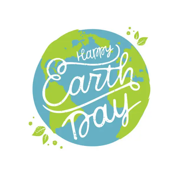 Vector illustration of Vector illustration Happy Earth Day