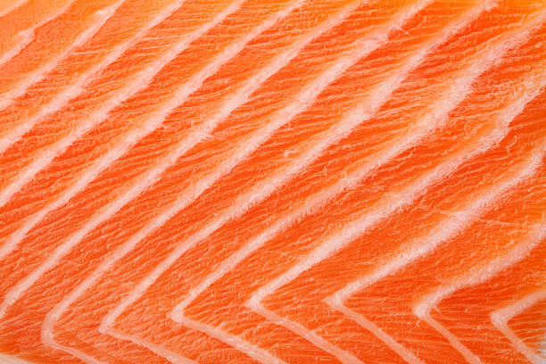 du saumon rouge texture - salmon photos et images de collection