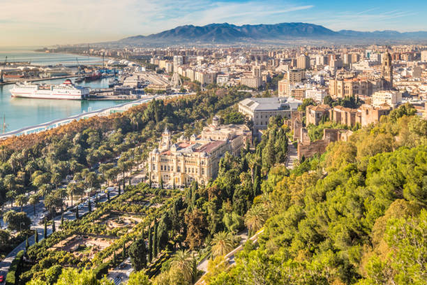 istock Panoramic view of Malaga 1088122042