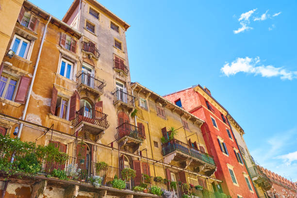 istock Colorful architecture in Verona in Italy 1088122066