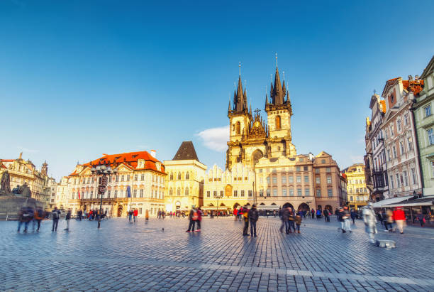 istock Scenic view on Teyn church in Prague, Czech republic. 1088123714