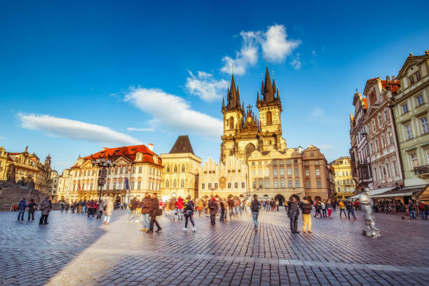 istock Scenic view on Tyn church in Prague, Czech republic. 1088123772
