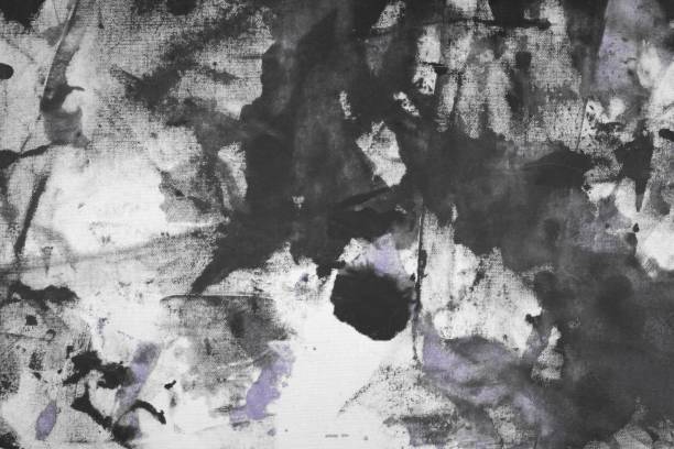 istock creative old purple randomly painted canvas, fabric with color paint spots and blots texture for use as background. 1088136132