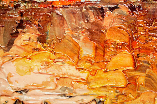 istock abstract oil paint texture on canvas, background. contemporary modern artwork. 1088147950