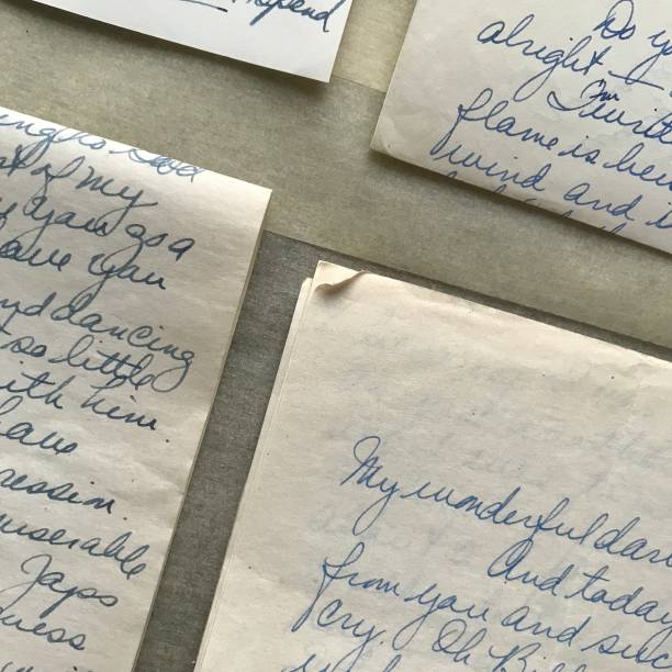 istock Old Love Letters from WW II ERA 1088151390