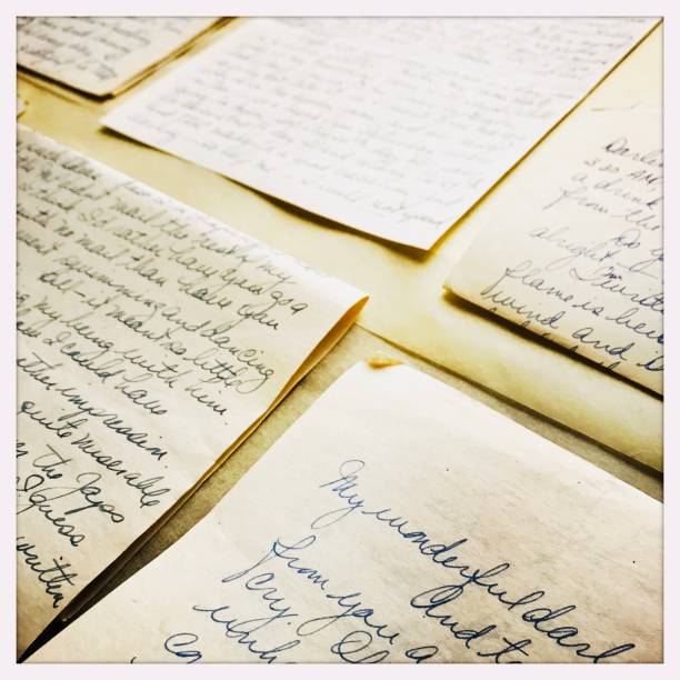 istock Old Love Letters from WW II ERA 1088151392