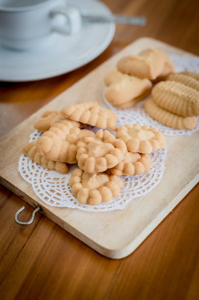 istock Closeup of cookie on chopping board 1088153348