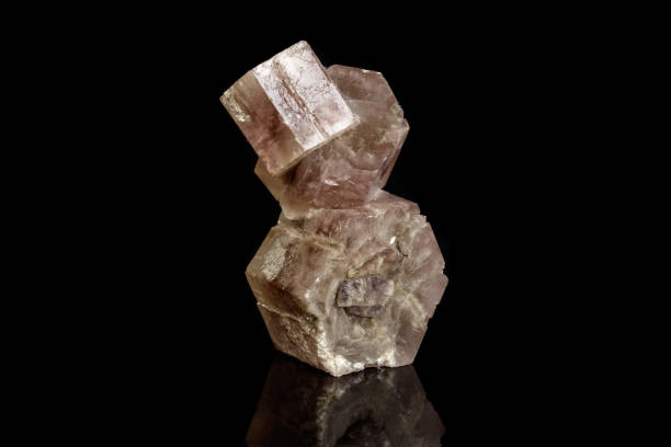 istock Macro mineral stone Aragonite on a black background 1088161592