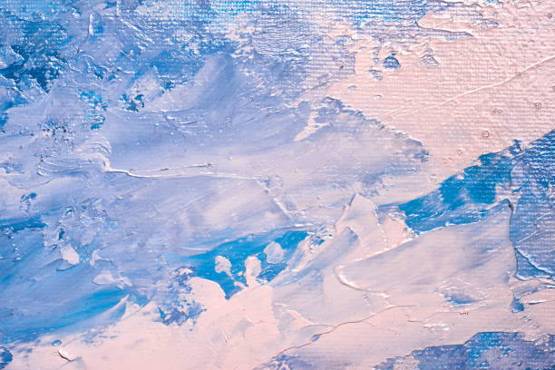 istock abstract oil paint texture on canvas, sky and clouds 1088163676