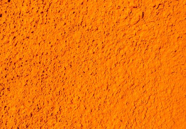 istock Wall plaster Terracotta Orange