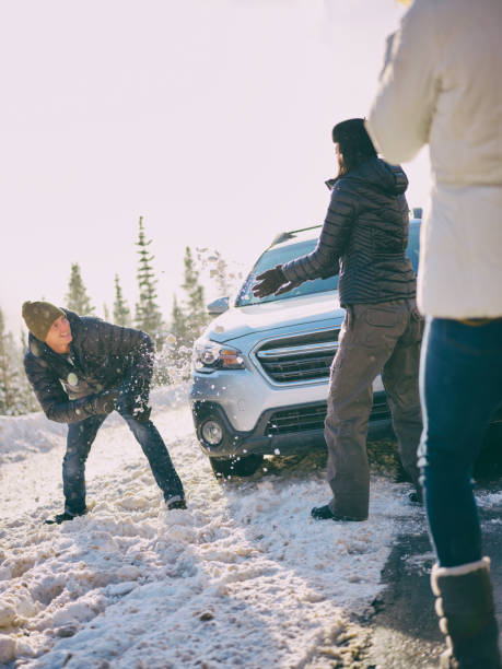 istock Young Adults Enjoying a Winter Outing 1088182200