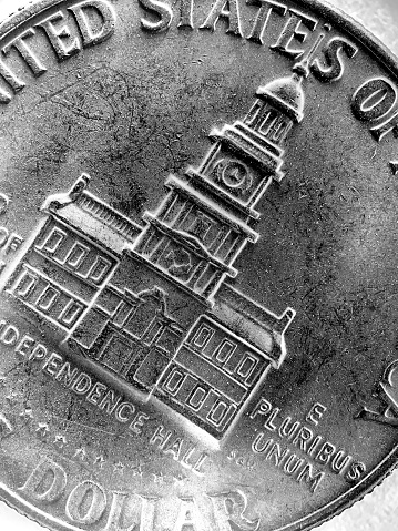 United States 50 Cent Coin Independence Hall