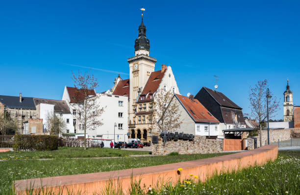 istock Town hall in Werdau,Saxony