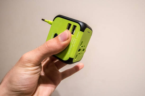 istock Travelling Multiple Socket with USB Ports In Hand, International 1088197870