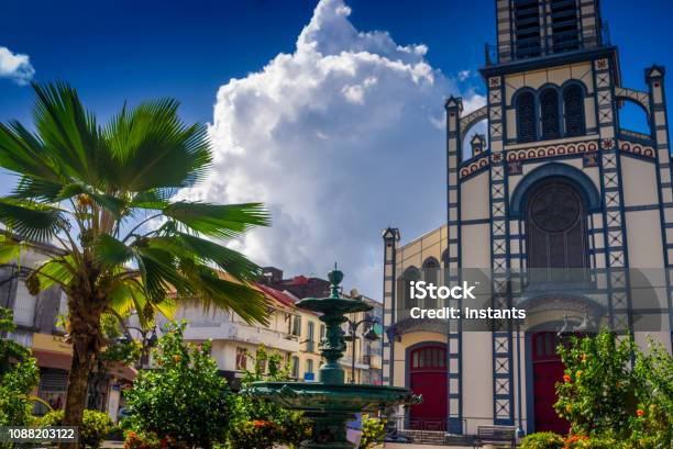 St Louis Cathedral In The Heart Of Fort De France Was Built In 1895 On The Same Site As Six Other Churches That Were All Destroyed Since 1657 Stock Photo - Download Image Now