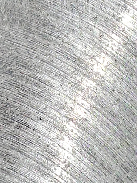 Metallic Silver Shiny Reflective Texture stock photo