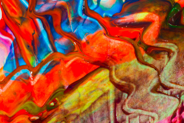 istock Abstract art colourful background. Hand-painted background.  - Image 1088219038