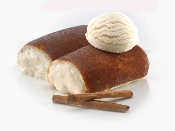 istock Milk baked pudding  with ice cream - Turkish Dessert Kazandibi 1088230102