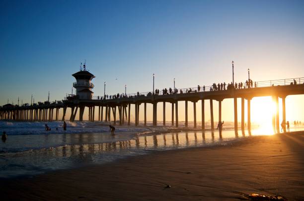 istock Sunsetting at the Pier - Huntington Beach, CA 1088230276