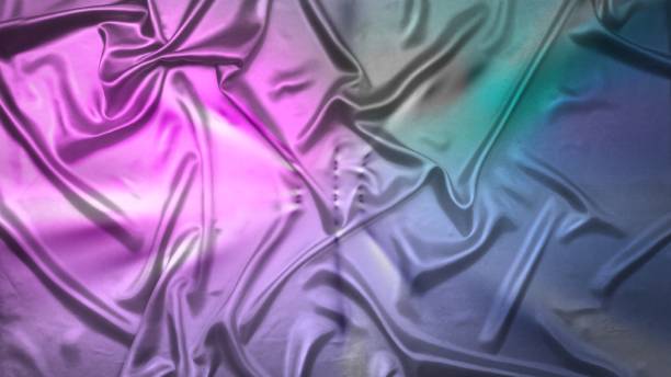 istock Crumpled glowing fabric. Colorful abstract background. Stylish abstract graphic. 1088233988