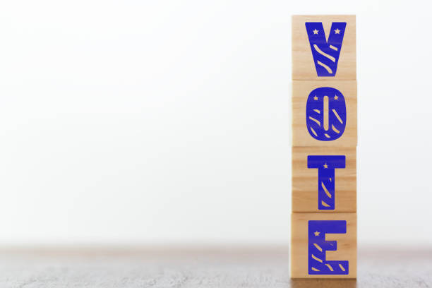 istock Vote written on wooden cubes on white background 1088246006