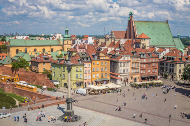 istock Nice Old town Square of Warsaw Poland 1088247672