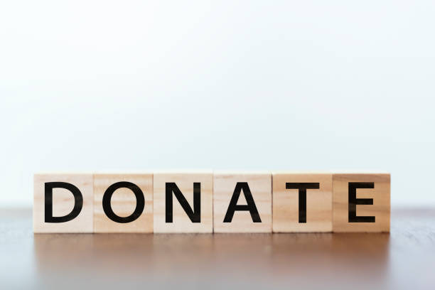 istock Donate word written on wooden cubes 1088247908