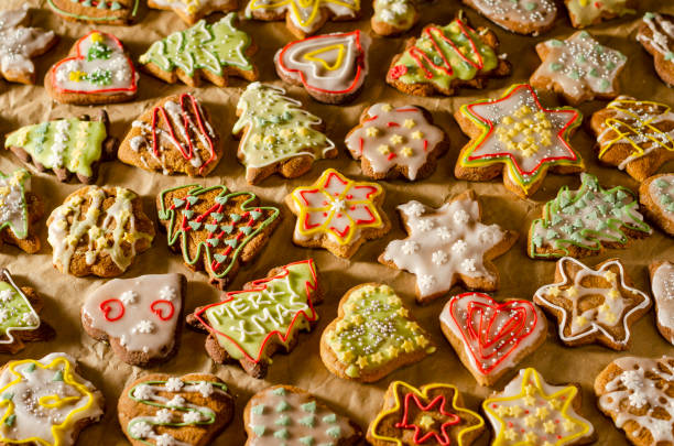istock delicious handmade ginger cakes on grey paper 1088249536