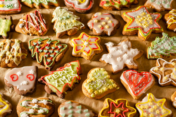 istock delicious handmade ginger cakes on grey paper 1088249546