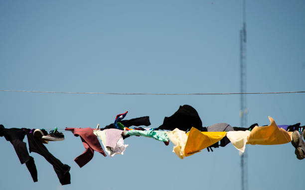 istock Clothes hanging on a windy day 1088253102