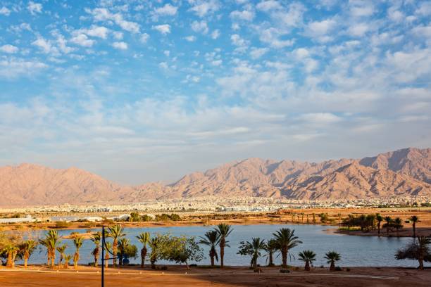 istock View on Jordan Aqaba city from Eilat 1088253328