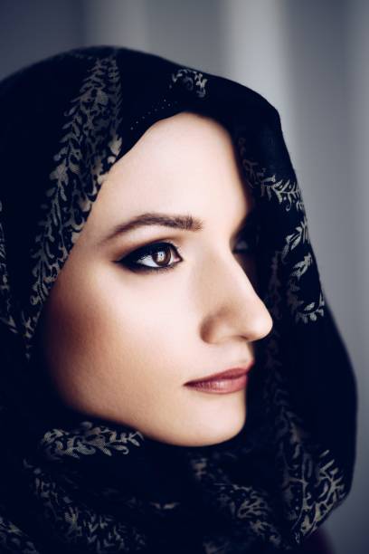 istock Mysterious beautiful middle eastern ethnicity woman 1088256426