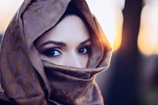 istock Young sad arabic woman in hijab 1088256666
