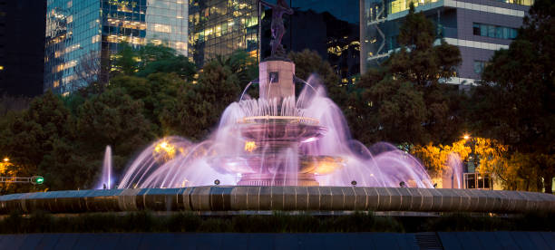 istock Fountain at night Mexico City 1088258260