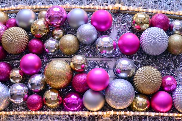 istock Bright Christmas decoration in mall. 1088258640