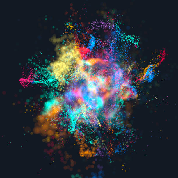 istock Explosion of colorful particles 1088260302