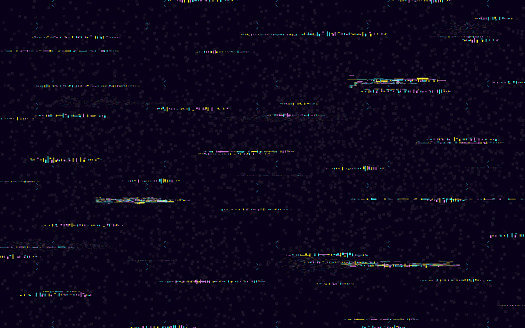 Glitch background with color distortion lines. Television noise effect on black backdrop. Retro VHS concept with glitched shapes. No signal template. Computer screen error. Vector illustration.